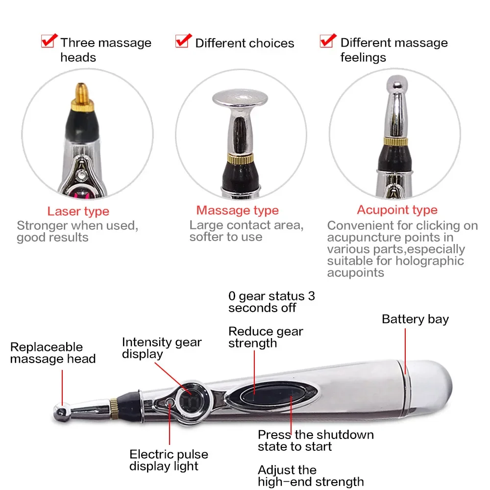 5-in-1 Massage Acupuncture Pen - đánh giá và giá Tactical Pen Tool