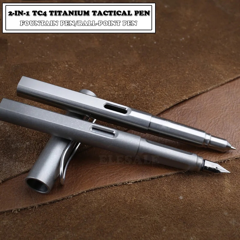 2-In-1 Fountain Ink Pen High Q - đánh giá và giá Tactical Pen Tool