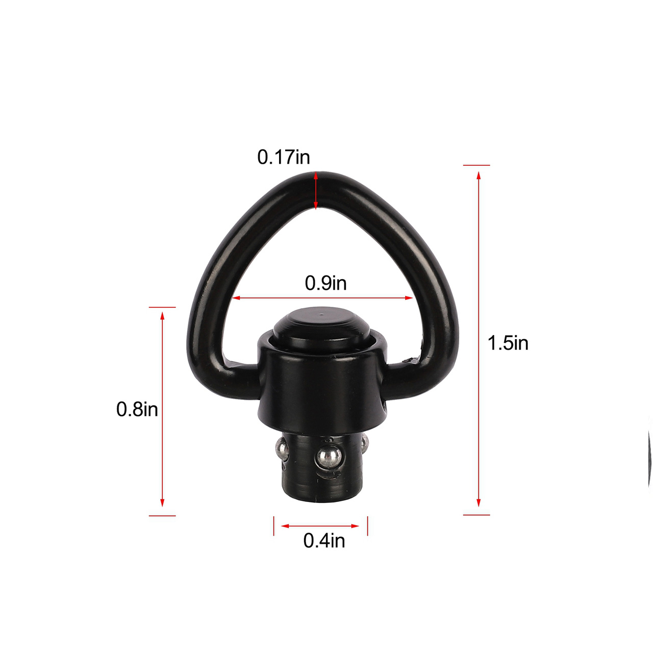 2PCS Rifle Push Button QD Rele - đánh giá và giá Rifle Sling Swivel