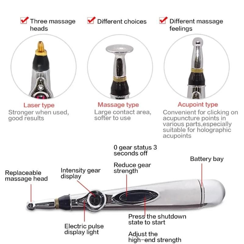 3/5-in-1 Massage Acupuncture P - đánh giá và giá Tactical Pen Tool