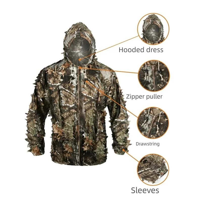 Summer Bionic Camouflage Hunti - đánh giá và giá Hunting Outdoor Clothing