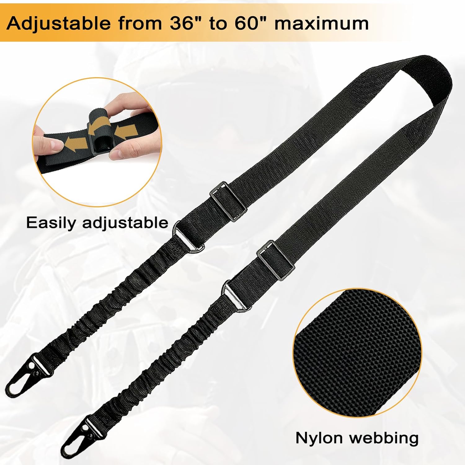 2 Point QD Rifle Sling with Le - đánh giá và giá Rifle Sling Swivel